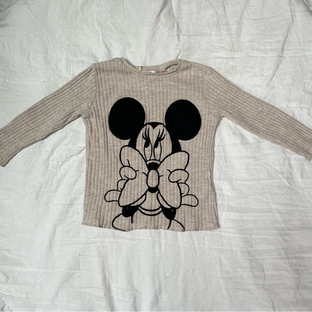 Zara Minnie Mouse Long Sleeve